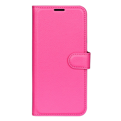 For Realme 9i/Oppo A36 4G/A76 4G Litchi Texture PU Leather Flip Cover Stand Wallet Magnetic Closure Folio Book Phone Case