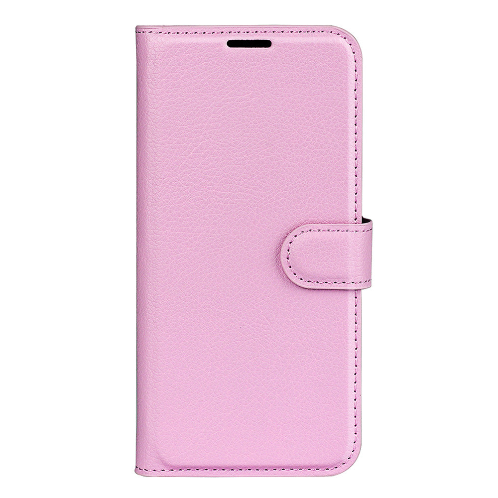 For Realme 9i/Oppo A36 4G/A76 4G Litchi Texture PU Leather Flip Cover Stand Wallet Magnetic Closure Folio Book Phone Case