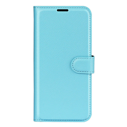 For Realme 9i/Oppo A36 4G/A76 4G Litchi Texture PU Leather Flip Cover Stand Wallet Magnetic Closure Folio Book Phone Case