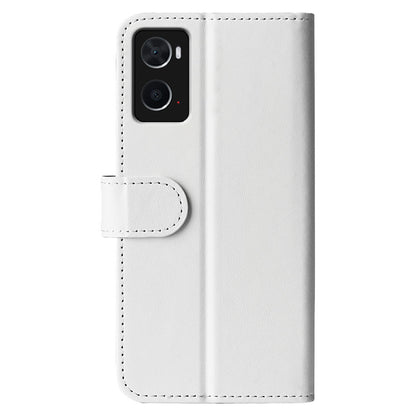 For Realme 9i/Oppo A36 4G/A76 4G Crazy Horse Texture Wallet Phone Case Drop Resistant Magnetic Clasp PU Leather Folio Flip Stand Cover