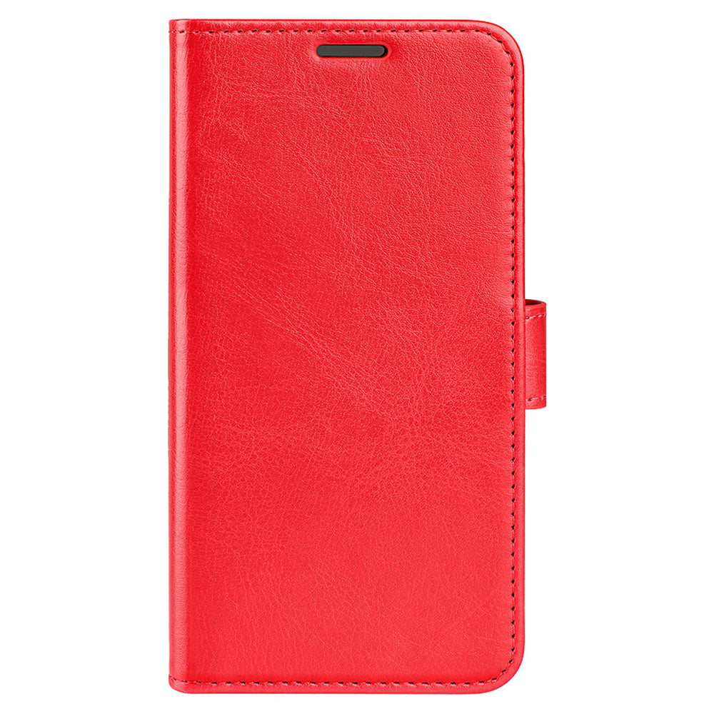 For Realme 9i/Oppo A36 4G/A76 4G Crazy Horse Texture Wallet Phone Case Drop Resistant Magnetic Clasp PU Leather Folio Flip Stand Cover