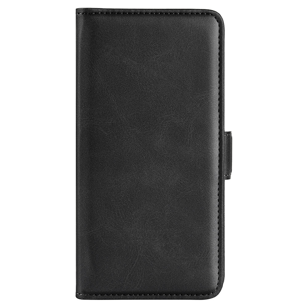 For Realme 9i/Oppo A36 4G/A76 4G Textured PU Leather Phone Case Folio Flip Wallet Protective Cover with Foldable Stand