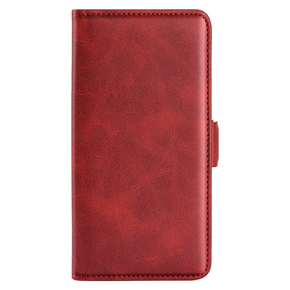 For Realme 9i/Oppo A36 4G/A76 4G Textured PU Leather Phone Case Folio Flip Wallet Protective Cover with Foldable Stand