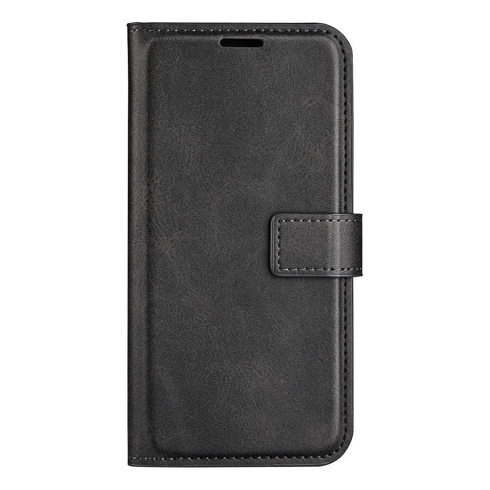 For Oppo A96(China) Textured PU Leather Wallet Phone Case Foldable Stand Folio Flip Phone Cover Shell