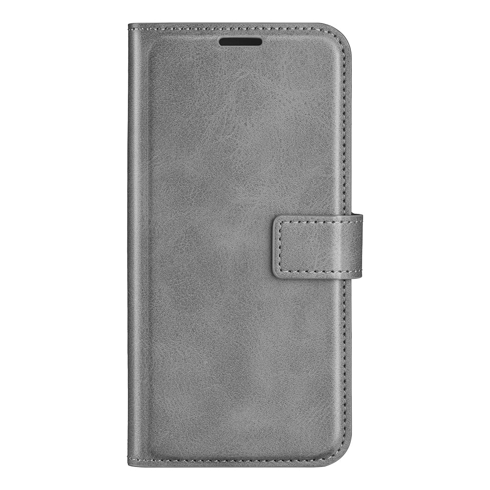 For Oppo A96(China) Textured PU Leather Wallet Phone Case Foldable Stand Folio Flip Phone Cover Shell