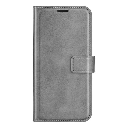 For Oppo A96(China) Textured PU Leather Wallet Phone Case Foldable Stand Folio Flip Phone Cover Shell