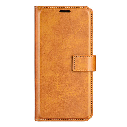 For Oppo A96(China) Textured PU Leather Wallet Phone Case Foldable Stand Folio Flip Phone Cover Shell