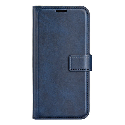 For Oppo A96(China) Textured PU Leather Wallet Phone Case Foldable Stand Folio Flip Phone Cover Shell