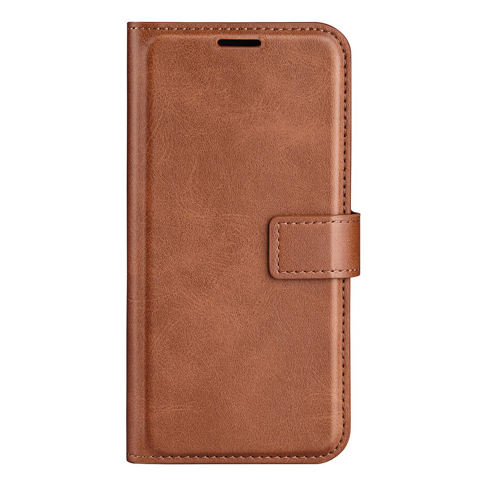 For Oppo A96(China) Textured PU Leather Wallet Phone Case Foldable Stand Folio Flip Phone Cover Shell