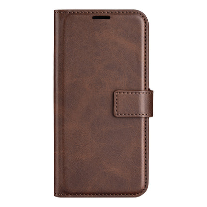 For Oppo A96(China) Textured PU Leather Wallet Phone Case Foldable Stand Folio Flip Phone Cover Shell