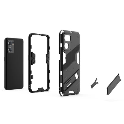 For Oppo Reno7 5G (Global) Hard PC+Soft TPU Phone Back Cover Protective Case with Kickstand Anti-drop Phone Case