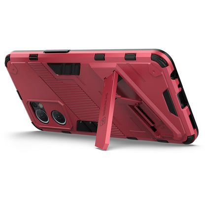 For Oppo Reno7 5G (Global) Hard PC+Soft TPU Phone Back Cover Protective Case with Kickstand Anti-drop Phone Case