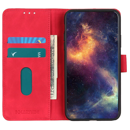 KHAZNEH For Oppo Reno7 5G (Global)/Find X5 Lite Retro Leather Case Shockproof Magnetic Clasp Mobile Phone Cover with Wallet Stand