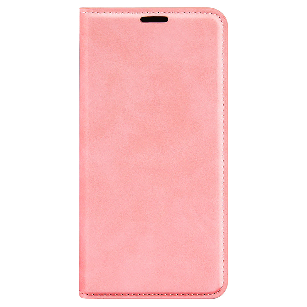 For Oppo Find X5 Magnetic Auto Closing Skin-touch Feeling PU Leather Stand Wallet Phone Case