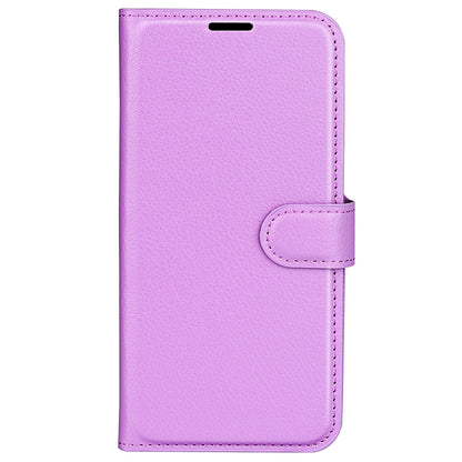 PU Leather Smartphone Cover Bag for Oppo Find X5, Wallet Anti-scratch Litchi Texture Phone Stand Function Dustproof Case