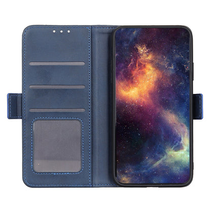 For Oppo Reno7 5G (Global)/Find X5 Lite Textured PU Leather Shockproof Phone Case Magnetic Clasp Wallet Stand Cover