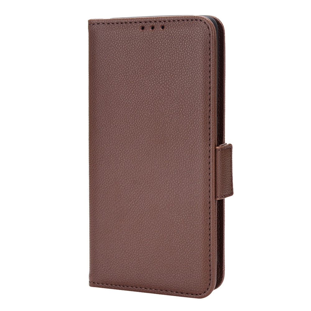 For Oppo Find X5 Pro Litchi Texture PU Leather Phone Case Shockproof Protective Cover with Stand Wallet