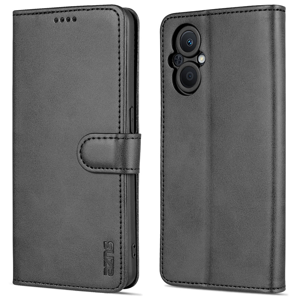 AZNS PU Leather Wallet Case for Oppo A96 (China)/Reno7 Z 5G/Reno7 Lite/Reno8 Lite 5G/F21 Pro 5G/OnePlus Nord N20 5G Foldable Stand Phone Cover Accessory