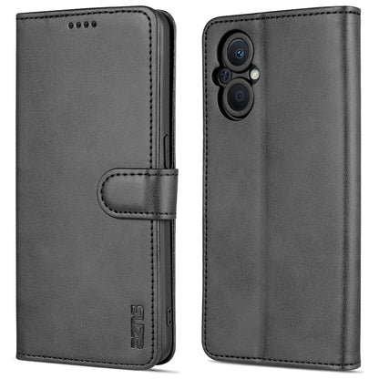 AZNS PU Leather Wallet Case for Oppo A96 (China)/Reno7 Z 5G/Reno7 Lite/Reno8 Lite 5G/F21 Pro 5G/OnePlus Nord N20 5G Foldable Stand Phone Cover Accessory