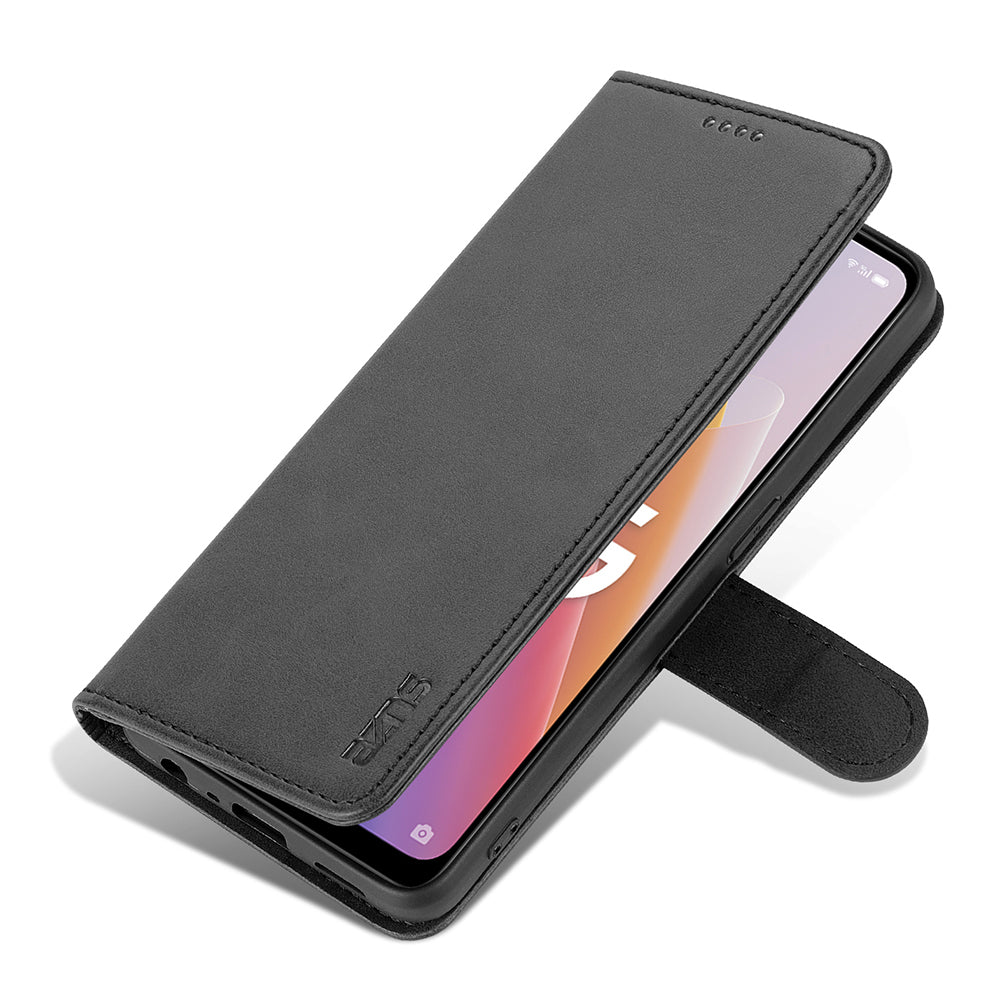 AZNS PU Leather Wallet Case for Oppo A96 (China)/Reno7 Z 5G/Reno7 Lite/Reno8 Lite 5G/F21 Pro 5G/OnePlus Nord N20 5G Foldable Stand Phone Cover Accessory