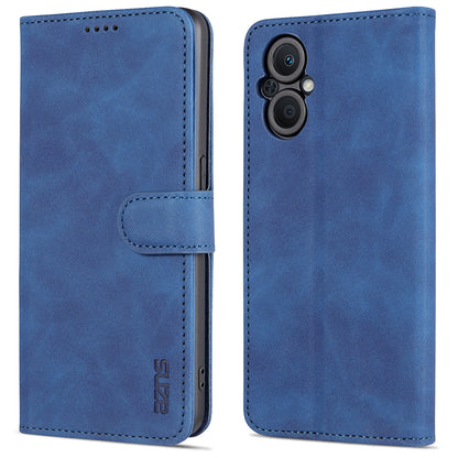 AZNS PU Leather Wallet Case for Oppo A96 (China)/Reno7 Z 5G/Reno7 Lite/Reno8 Lite 5G/F21 Pro 5G/OnePlus Nord N20 5G Foldable Stand Phone Cover Accessory