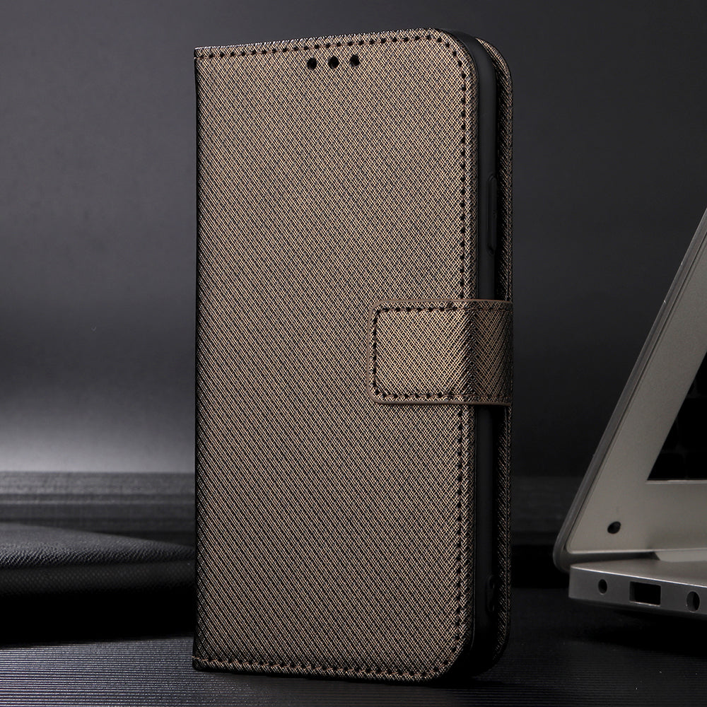 For Oppo Reno7 5G (China) Drop Resistant Diamond Texture Phone Case Cover with Wallet Function PU Leather Stand Cell Phone Shell with Strap