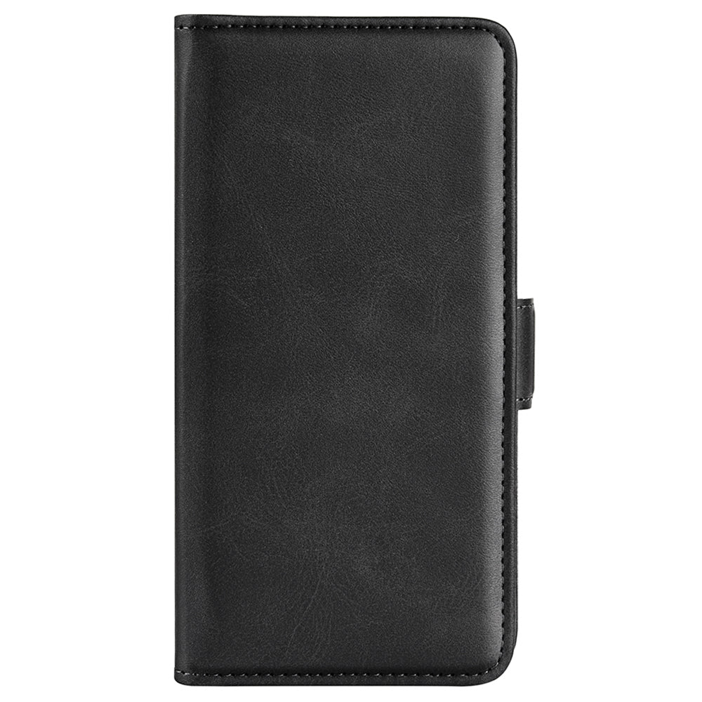 For Oppo Find X5 Pro Textured PU Leather Stand Cover Magnetic Clasp Mobile Phone Wallet Case