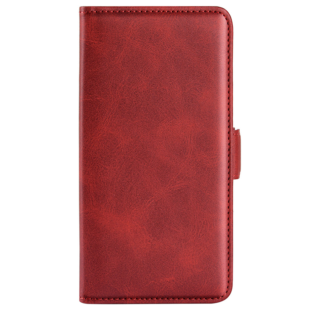 For Oppo Find X5 Pro Textured PU Leather Stand Cover Magnetic Clasp Mobile Phone Wallet Case