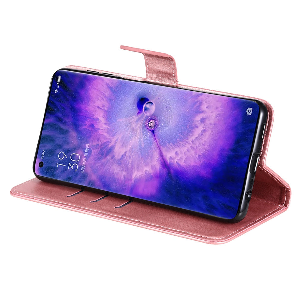 For Oppo Find X5 Magnetic Clasp Zipper Purse PU Leather Wallet Case Inner TPU Shockproof Stand Phone Cover