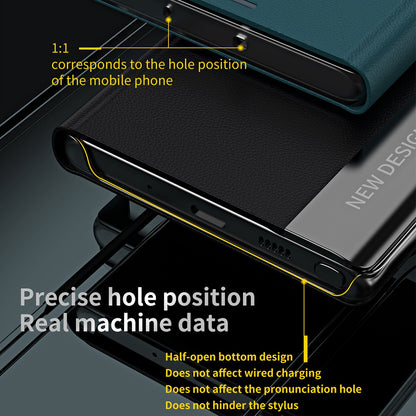 For Oppo Find X5 Pro Electroplating PU Leather Case Stand Magnetic Absorption Phone Cover