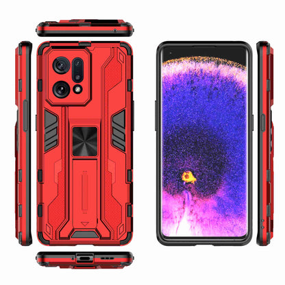 For Oppo Find X5 Heavy Duty Hard PC Soft TPU Rugged Hybrid Protective Case Shockproof Kickstand Back Cover