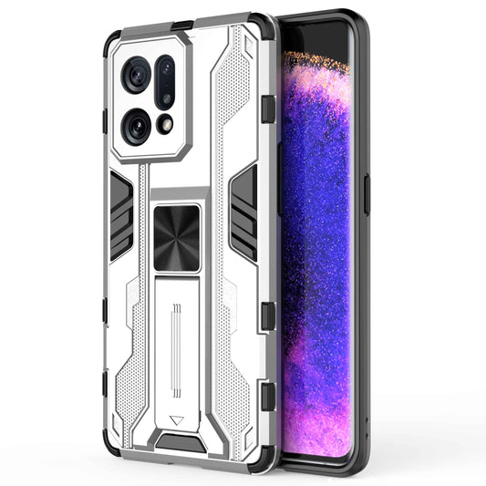 For Oppo Find X5 Heavy Duty Hard PC Soft TPU Rugged Hybrid Protective Case Shockproof Kickstand Back Cover