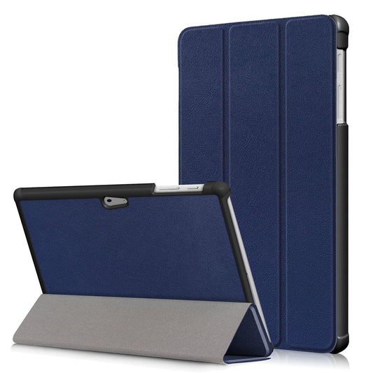 Tri-fold Stand Flip Leather Protective Case for Microsoft Surface Go