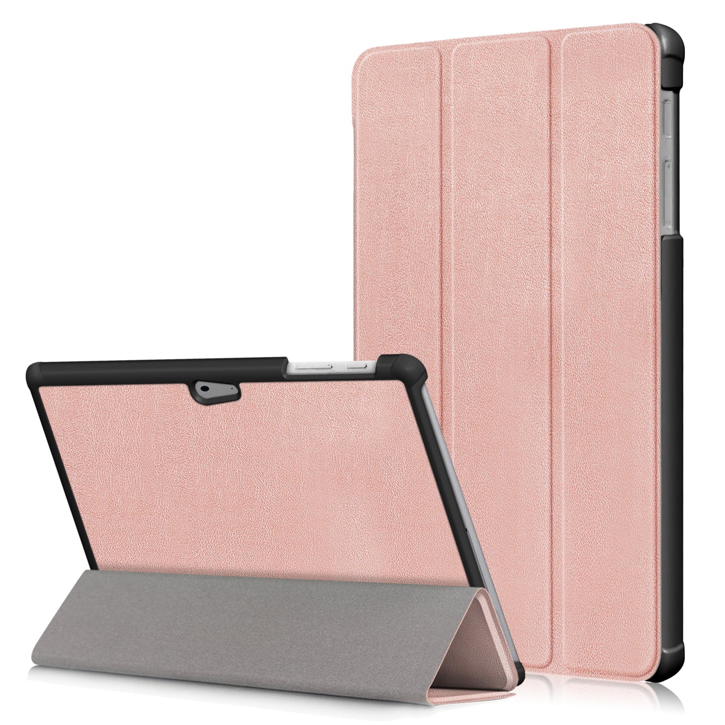 For Microsoft Surface Go3 (2021) Auto Wake / Sleep Premium Tri-Fold Stand PU Leather Slim Light Tablet Case Cover