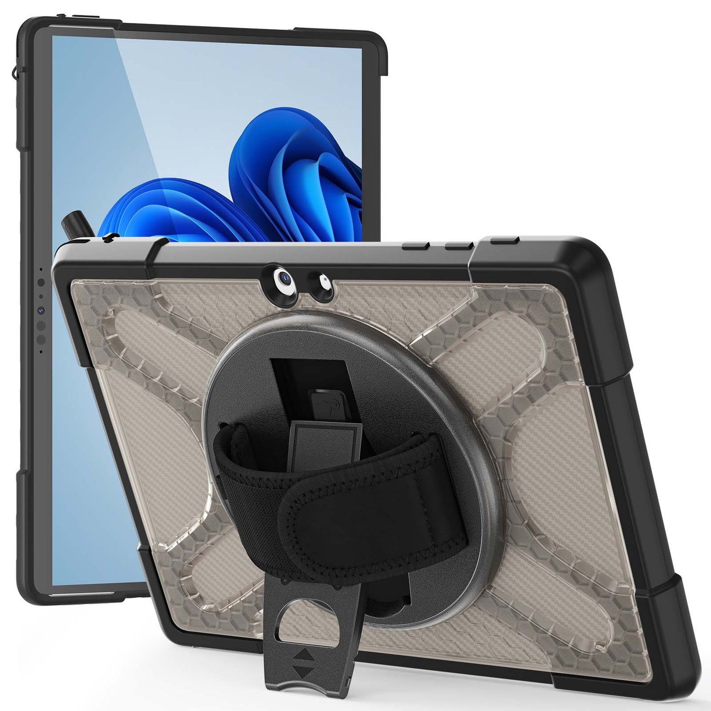 For Microsoft Surface Go/Go 2/Go 3 10.5 inch Tablet Protective Case Kickstand Hand Strap Hard PC + TPU Hybrid Cover