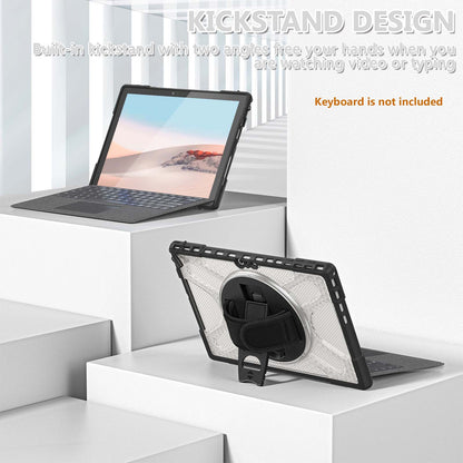 For Microsoft Surface Pro 4/5/6/7/7+ Kickstand Tablet Case Hybrid 2-in-1 Hard PC + TPU Dual Layer Shockproof Cover with Hand Strap