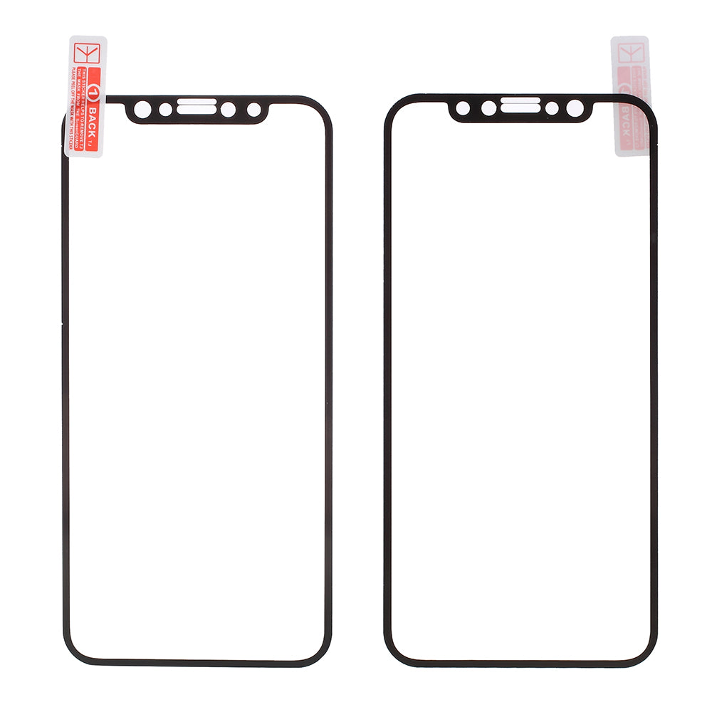 Silk Print Complete Cover Tempered Glass Screen Guard Film for iPhone (2019) 5.8"/ XS /X 5.8-inch