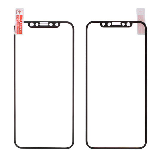 Silk Print Complete Cover Tempered Glass Screen Guard Film for iPhone (2019) 5.8"/ XS /X 5.8-inch