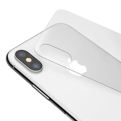 BASEUS 0.3mm Full Coverage Full Glue Tempered Glass Back Cover Film for iPhone XS / X 5.8 inch