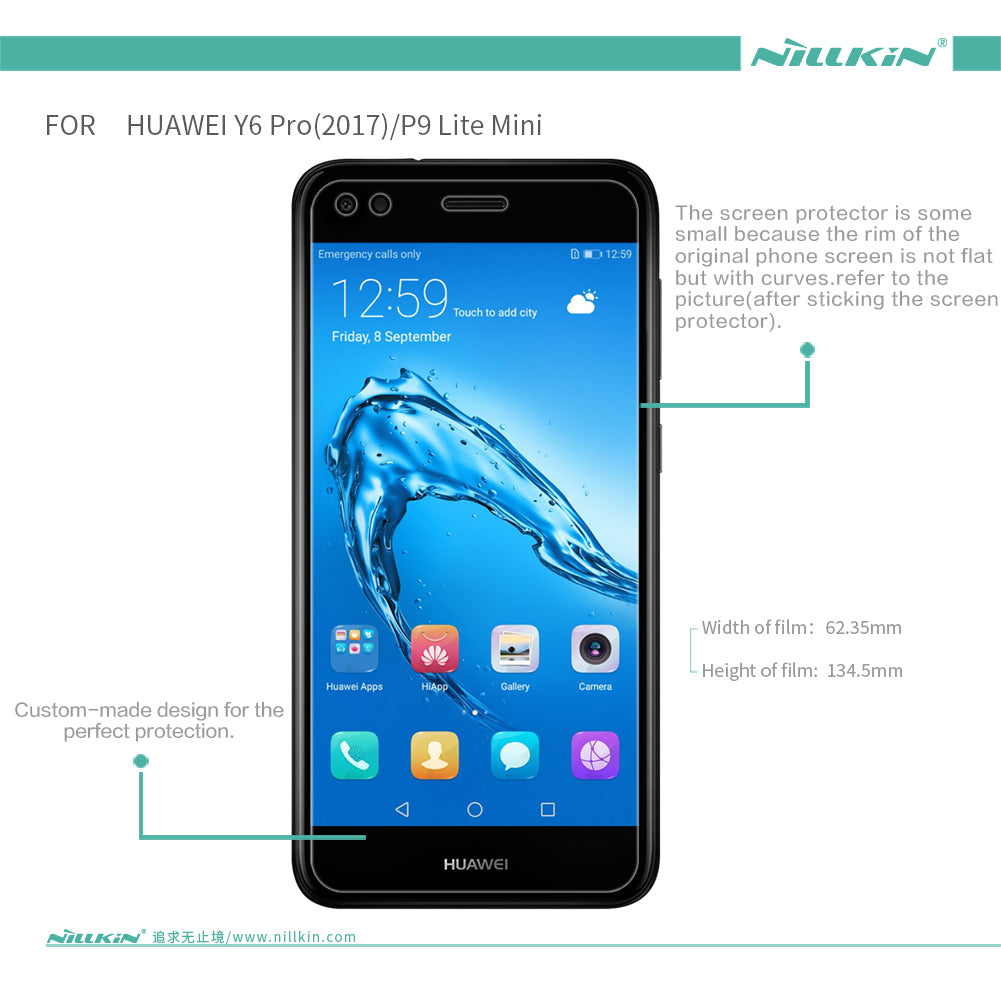 NILLKIN Matte Anti-scratch Screen Protector Film for Huawei P9 lite mini / Enjoy 7 / Y6 Pro (2017)