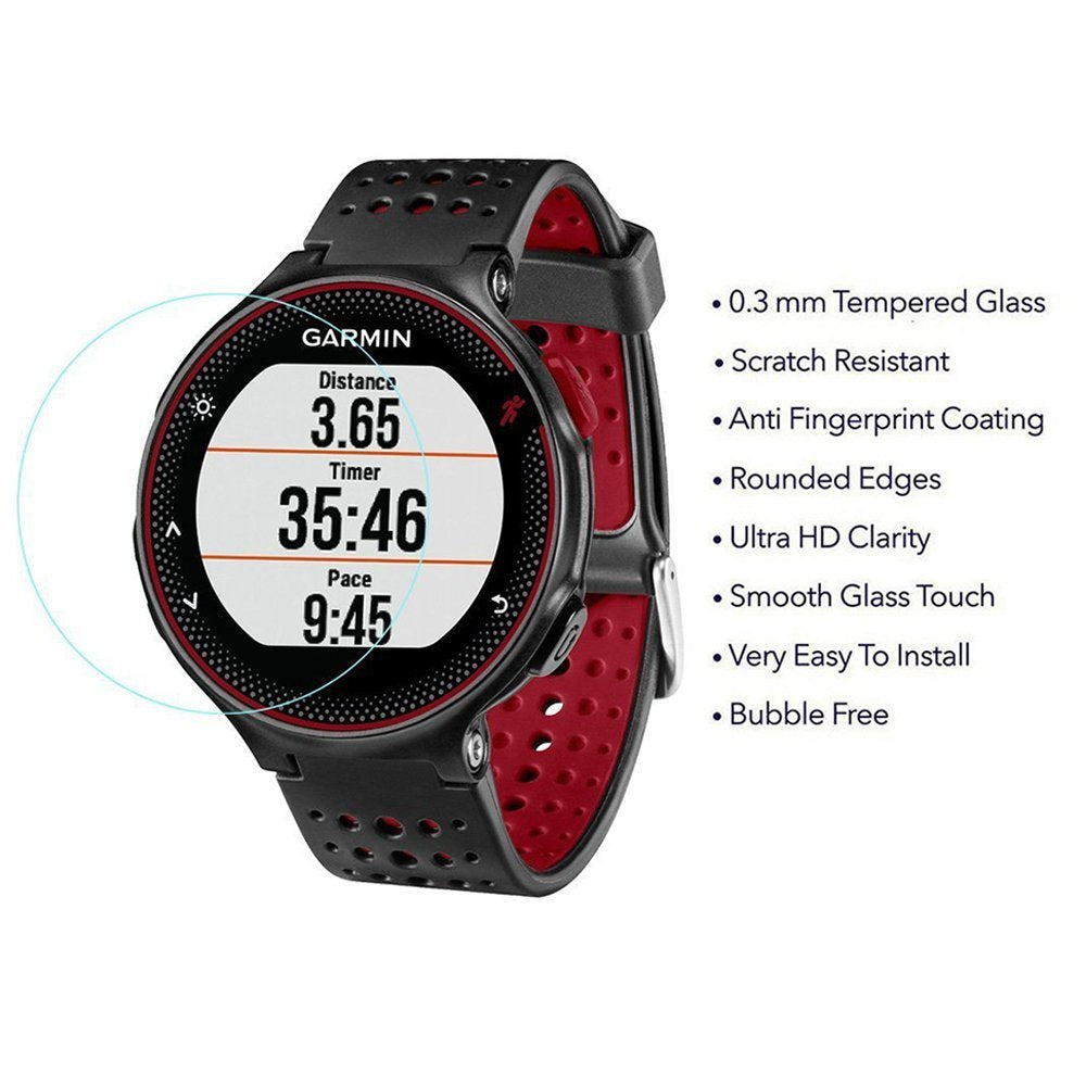 0.3mm 9H Tempered Glass Screen Protector Film for Garmin Forerunner 220/225/230/235/620/630