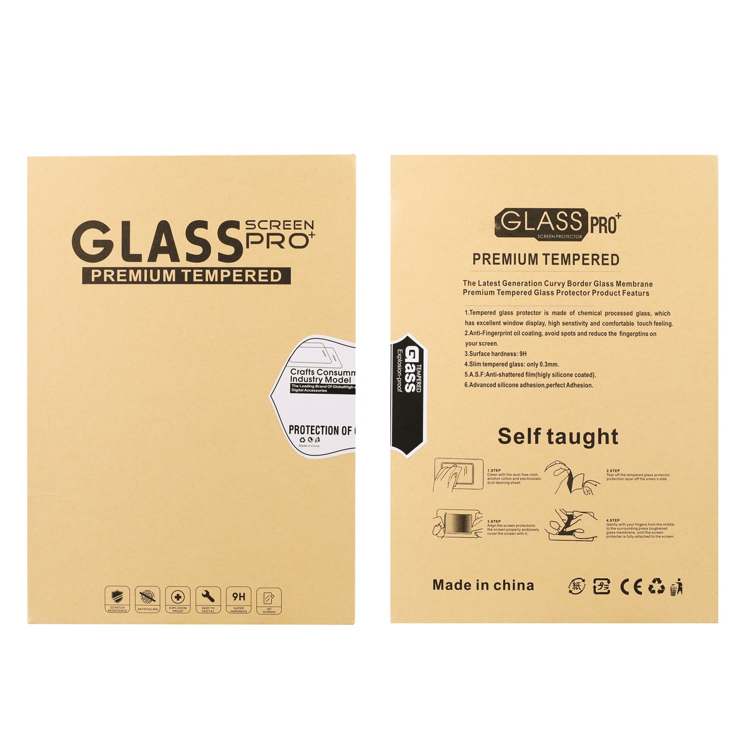 0.25mm 9H Full Size Tempered Glass Screen Protector Film (Arc Edge) for Lenovo Tab P10 10.1" Tablet