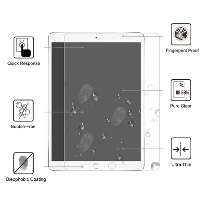 0.25mm Arc Edge 9H Tempered Glass Full Screen Guard Film for iPad Air 10.5 (2019) / Pro 10.5-inch (2017)