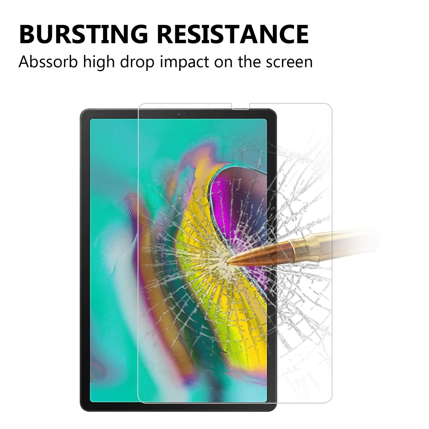 0.25mm 9H Full Size Tempered Glass Screen Cover Film for Samsung Galaxy Tab S5e