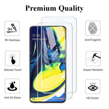 0.25D Arc Edge Tempered Glass Screen Phone Film for Samsung Galaxy A90 / A80