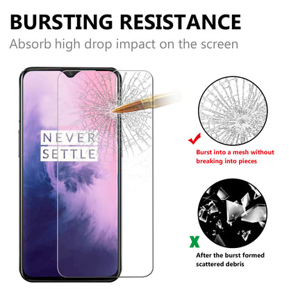 0.25mm Arc Edge 9H Tempered Glass Protector Anti-explosion for OnePlus 7