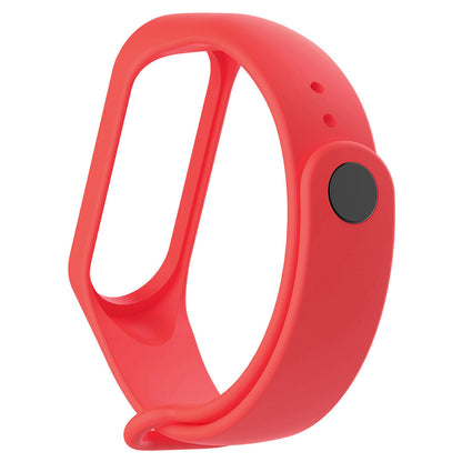 For Xiaomi Mi Smart Band 4 / Mi Band 3 Adjustable Soft Silicone Watch Band Strap + Full Covering Soft TPU Screen Film