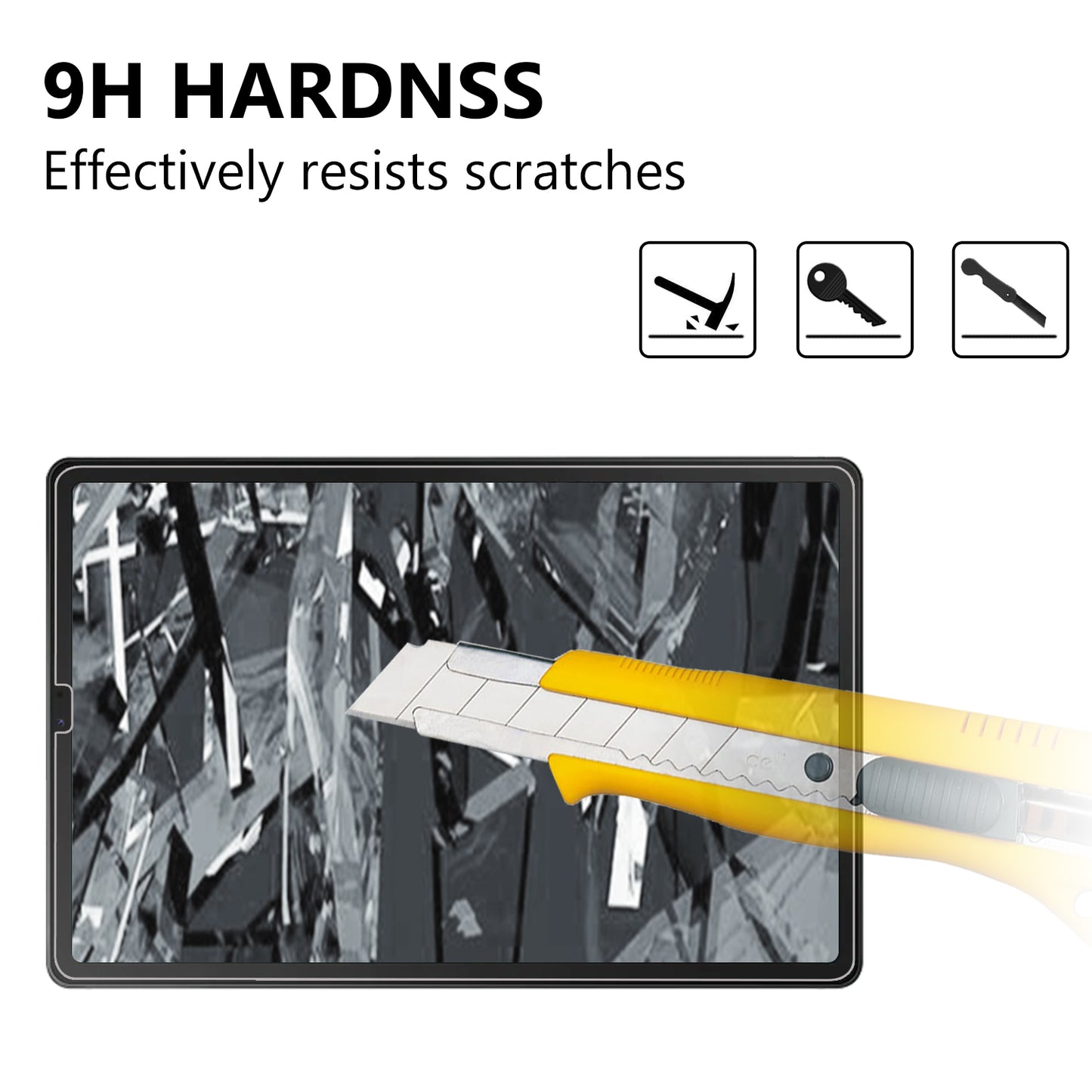 0.25mm 9H Full Size Tempered Glass Screen Protective Cover (Arc Edge) for Samsung Galaxy Tab S6