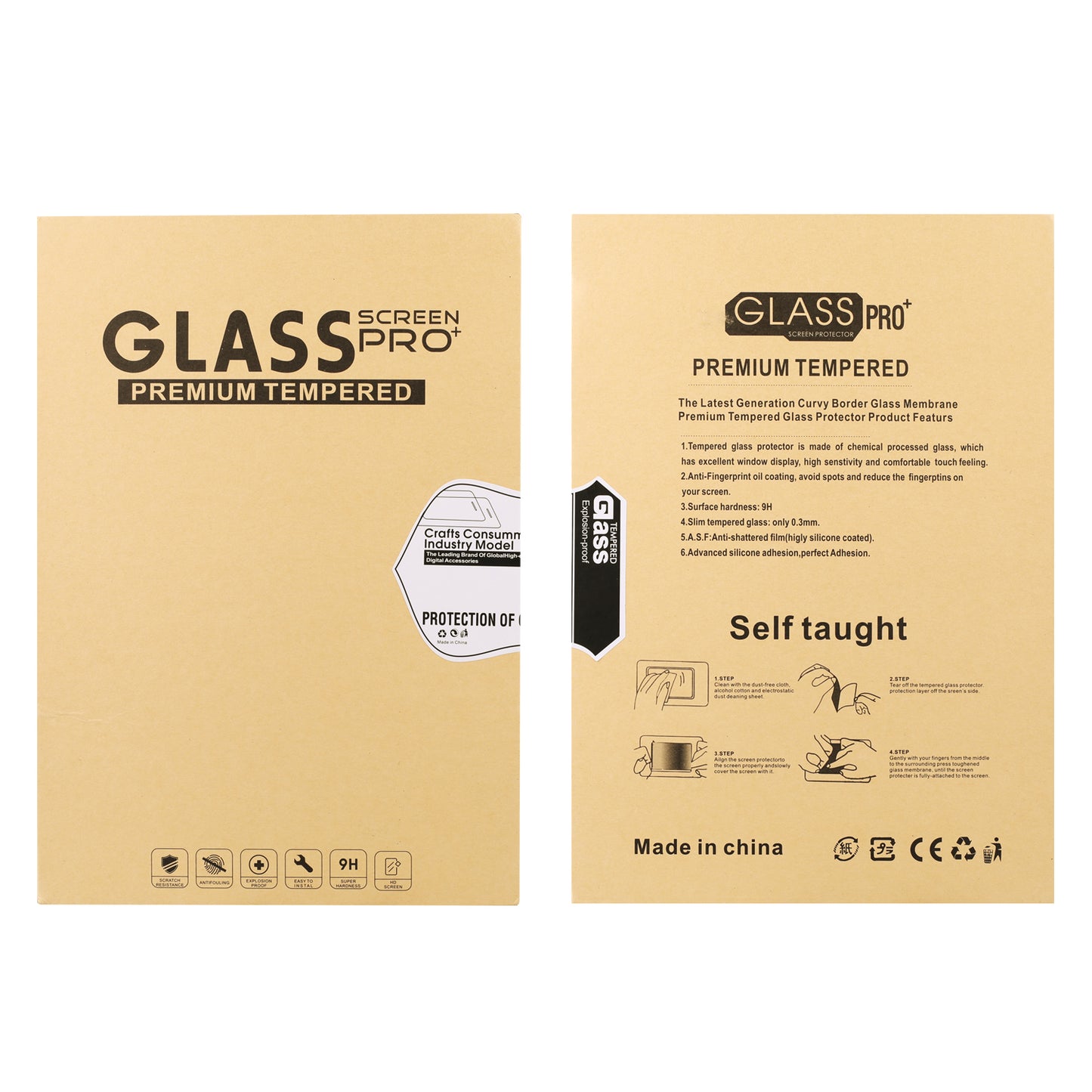 0.25mm 9H Full Size Tempered Glass Screen Protective Cover (Arc Edge) for Samsung Galaxy Tab S6