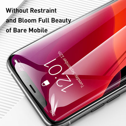 BASEUS 2Pcs 0.3mm Full Coverage Anti-blue-ray Tempered Glass Screen Protector for iPhone 11 Pro Max 6.5 inch (2019)/ XS Max [with Installation Tool]